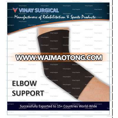 Elastic Elbow Support for Sports and Medical Use